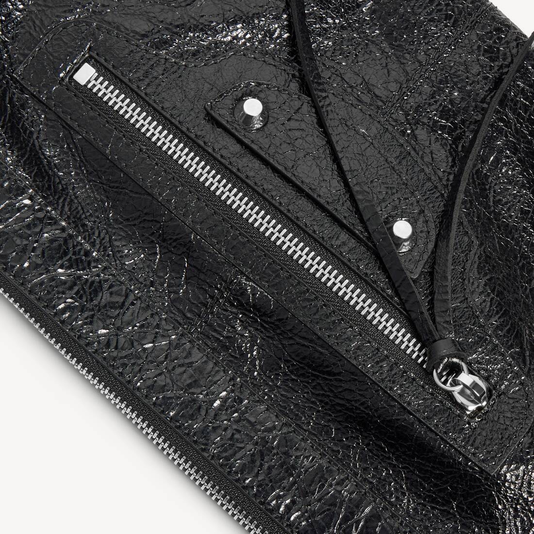 Men's Le City Moto Bag Small in Black | Balenciaga Republic Of Korea EN - Image 6