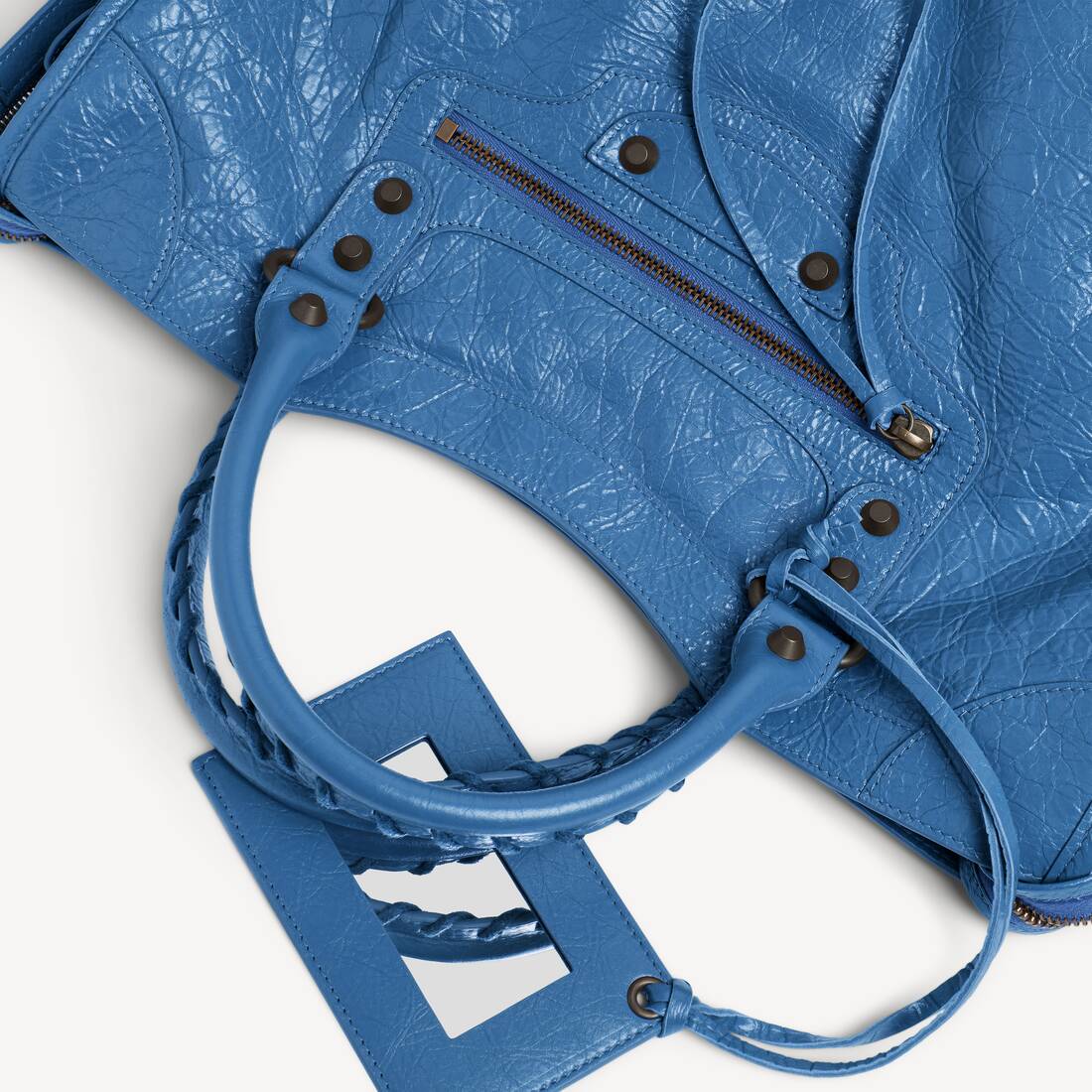 Women's Le City Bag Medium in Denim Blue | Balenciaga Austria EN - Image 6