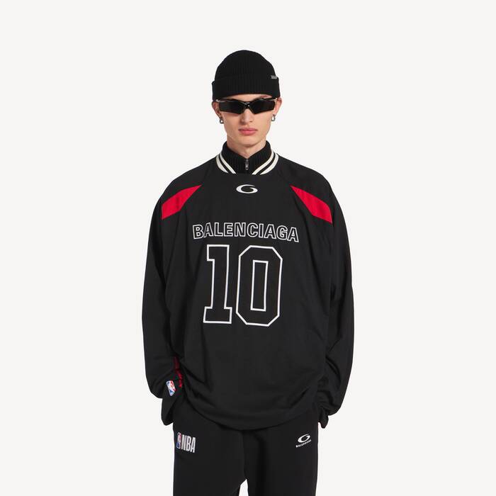 balenciaga | nba collaboration oversized long sleeve t-shirt