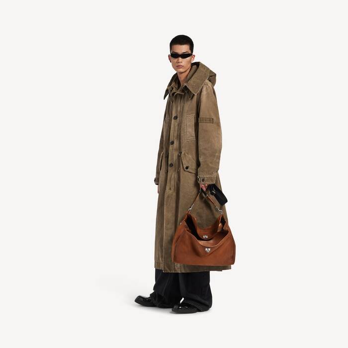 Men's Rodeo Messenger Bag Medium in Caramel - Men | Balenciaga Netherlands EN - Image 3