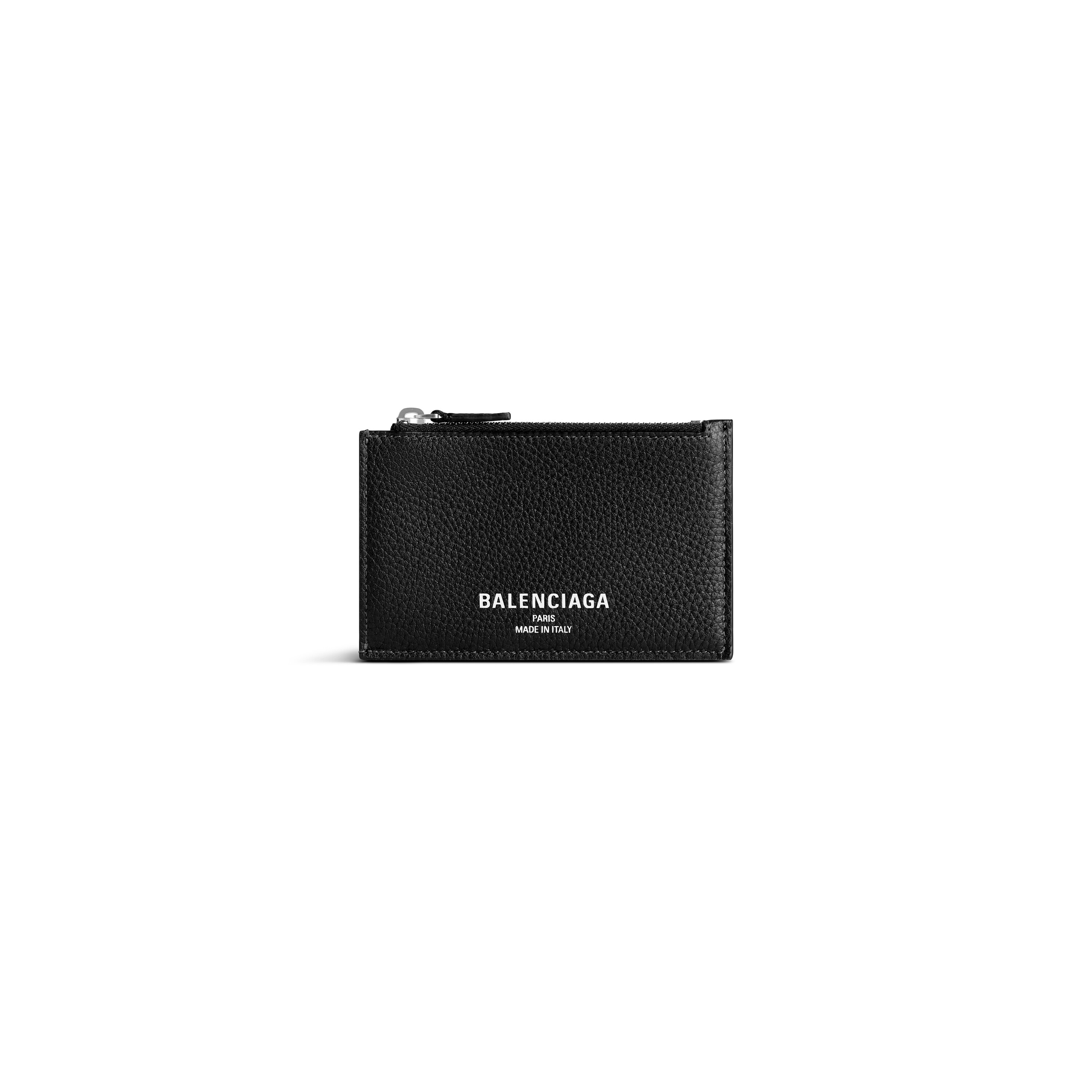Men's Credit Long Coin And Card Holder in Black