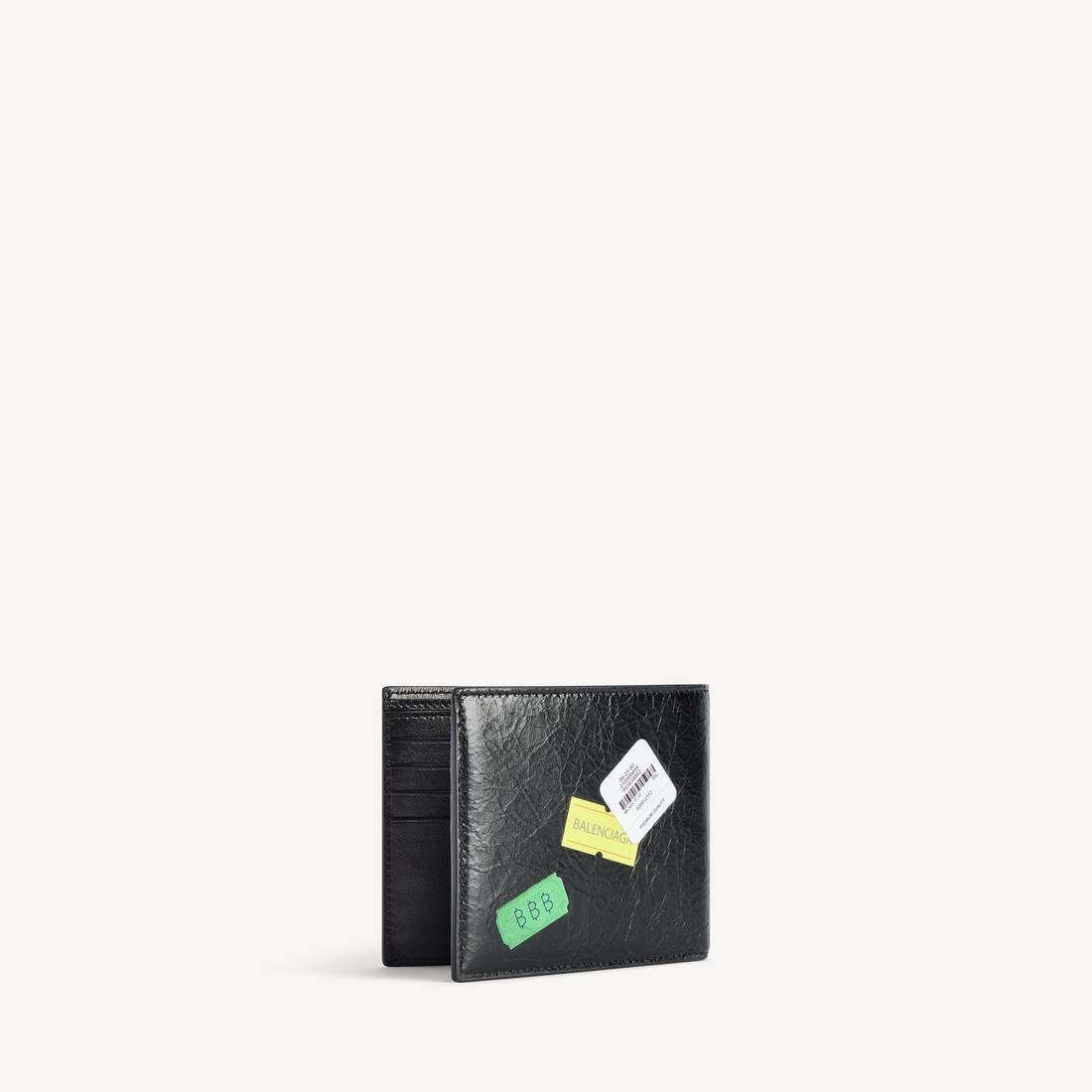 Men's Cash Square Folded Wallet in Black/multicolor | Balenciaga Canada EN - Image 2
