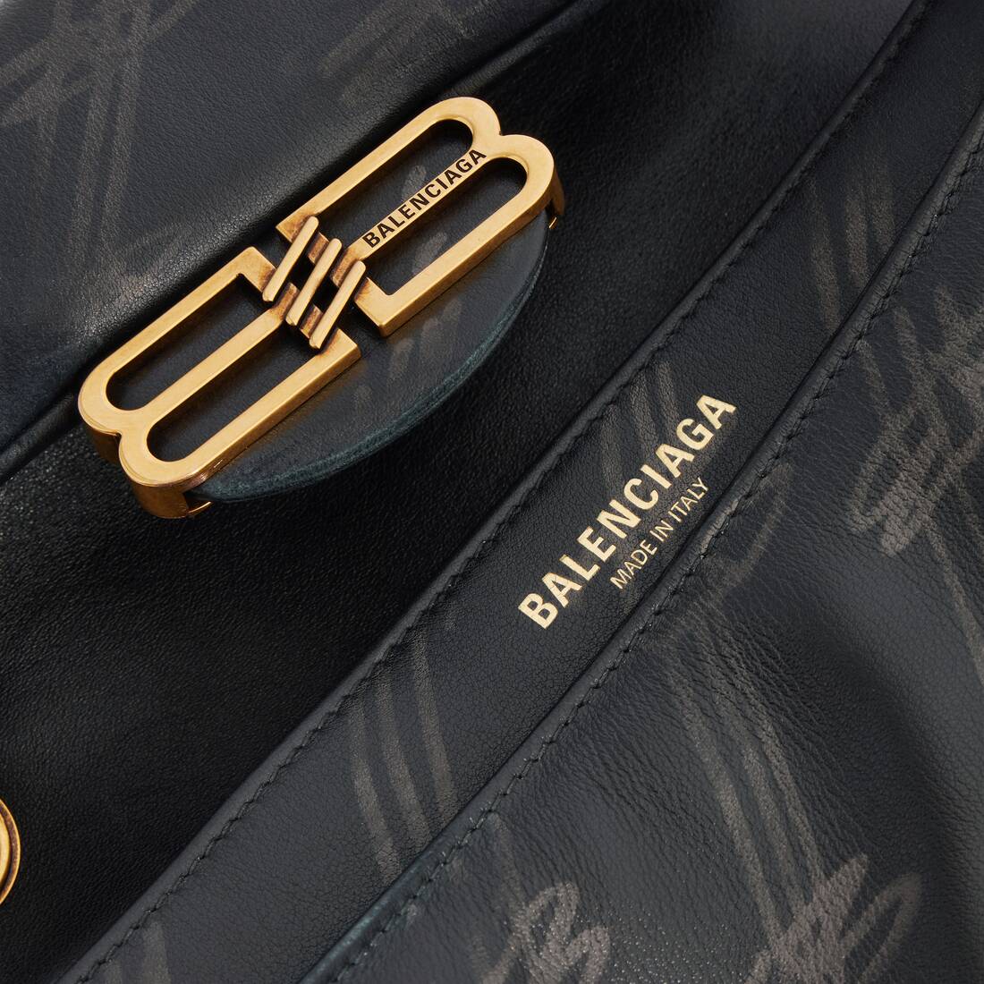 Borsa Con Catena Darling Mini da Donna in Nero | Balenciaga Italia IT - Image 5