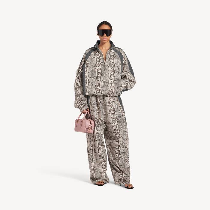 Women's Bodies Tracksuit Jacket in Ivory/brown - Women | Balenciaga Australia EN - Image 3