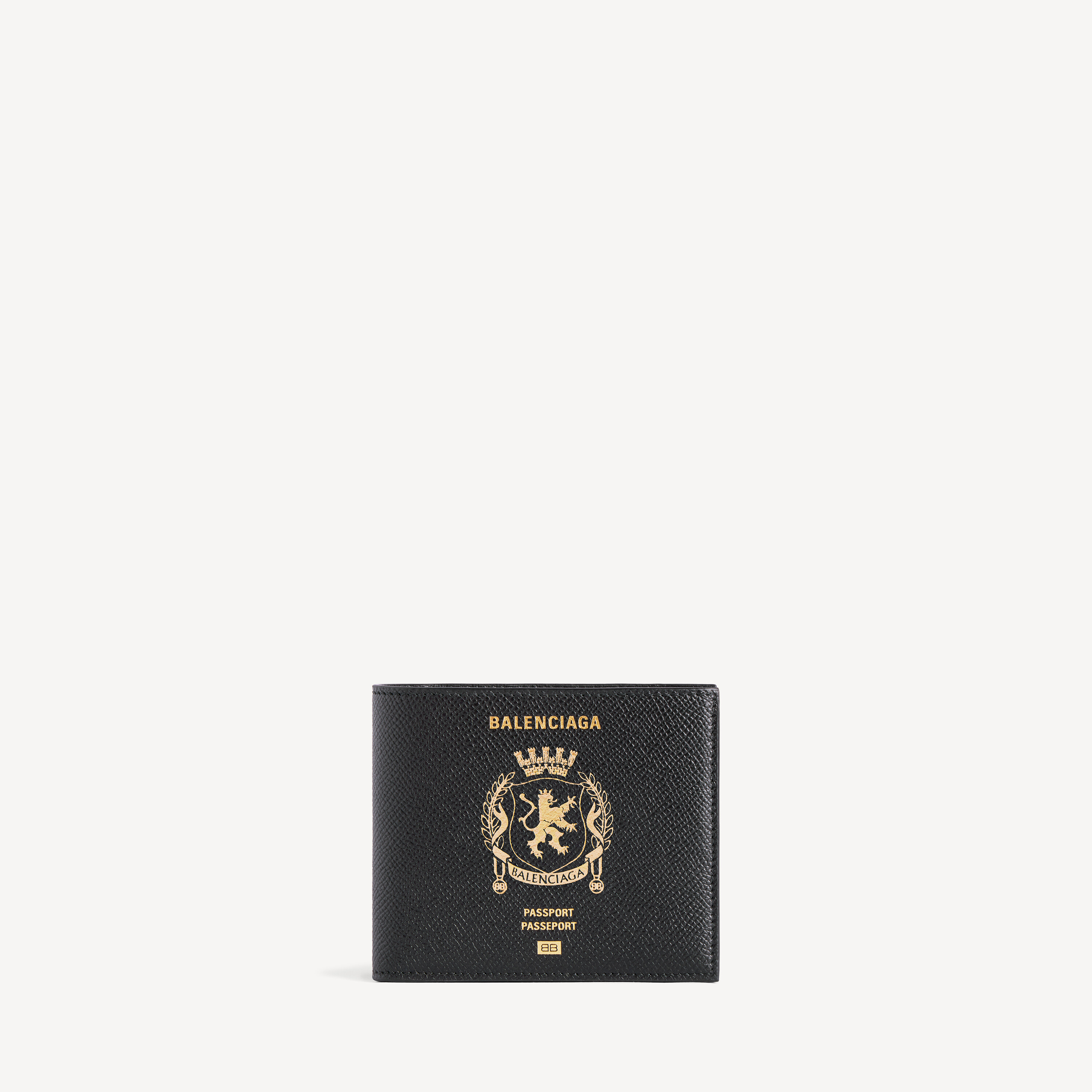 Balenciaga passport square folded wallet
