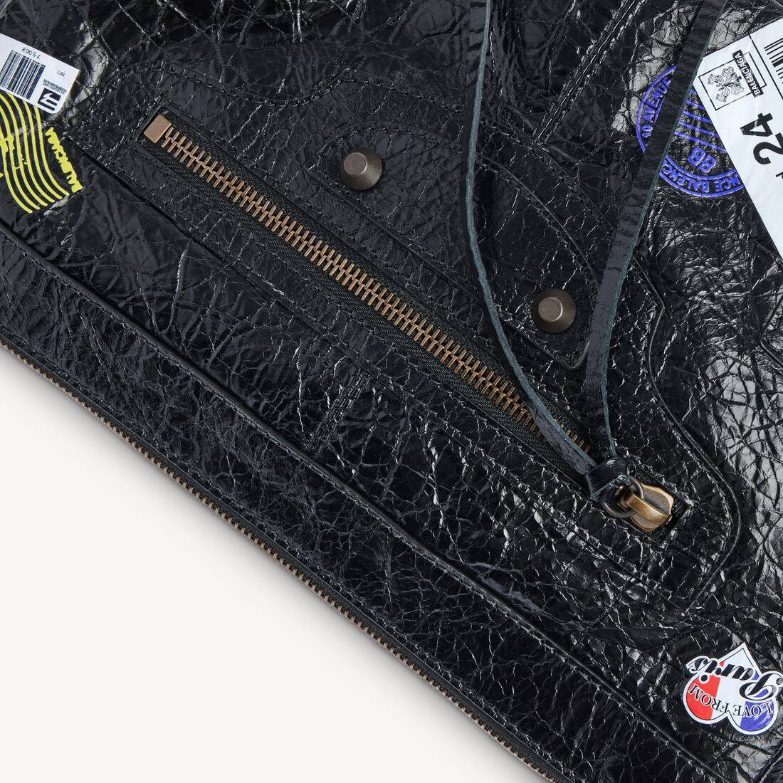 Men's Le City Moto Bag Small in Black | Balenciaga Republic Of Korea EN - Image 6
