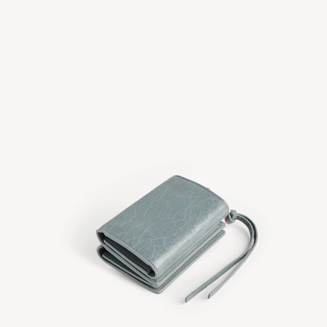 Women's Le City Mini Wallet in Blue Grey | Balenciaga Czech Republic EN - Image 2