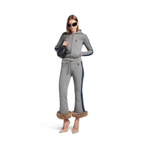 pantalón de chándal acampanado capri lion