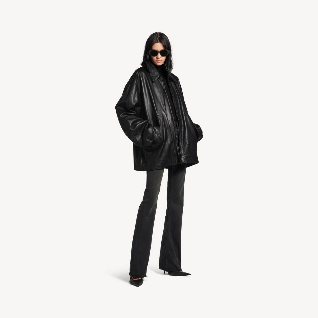 Women's Taxi Jacket in Black | Balenciaga Republic Of Korea EN - Image 2