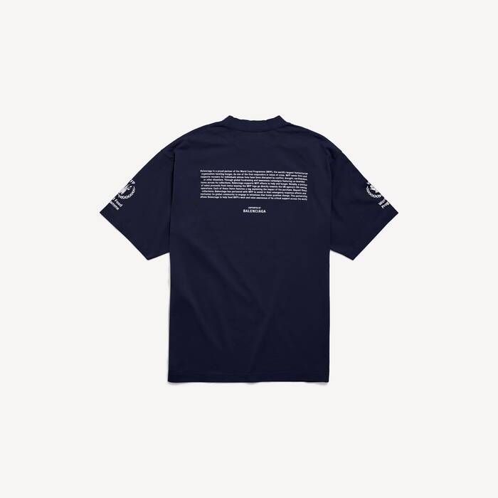 Wfp T-shirt Mittlere Passform f&uuml;r Herren in Marineblau - Herren | Balenciaga Schweiz DE - Image 2