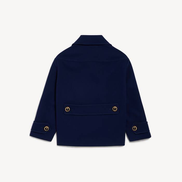 Women's Peacoat in Navy - Women | Balenciaga Cyprus EN - Image 2