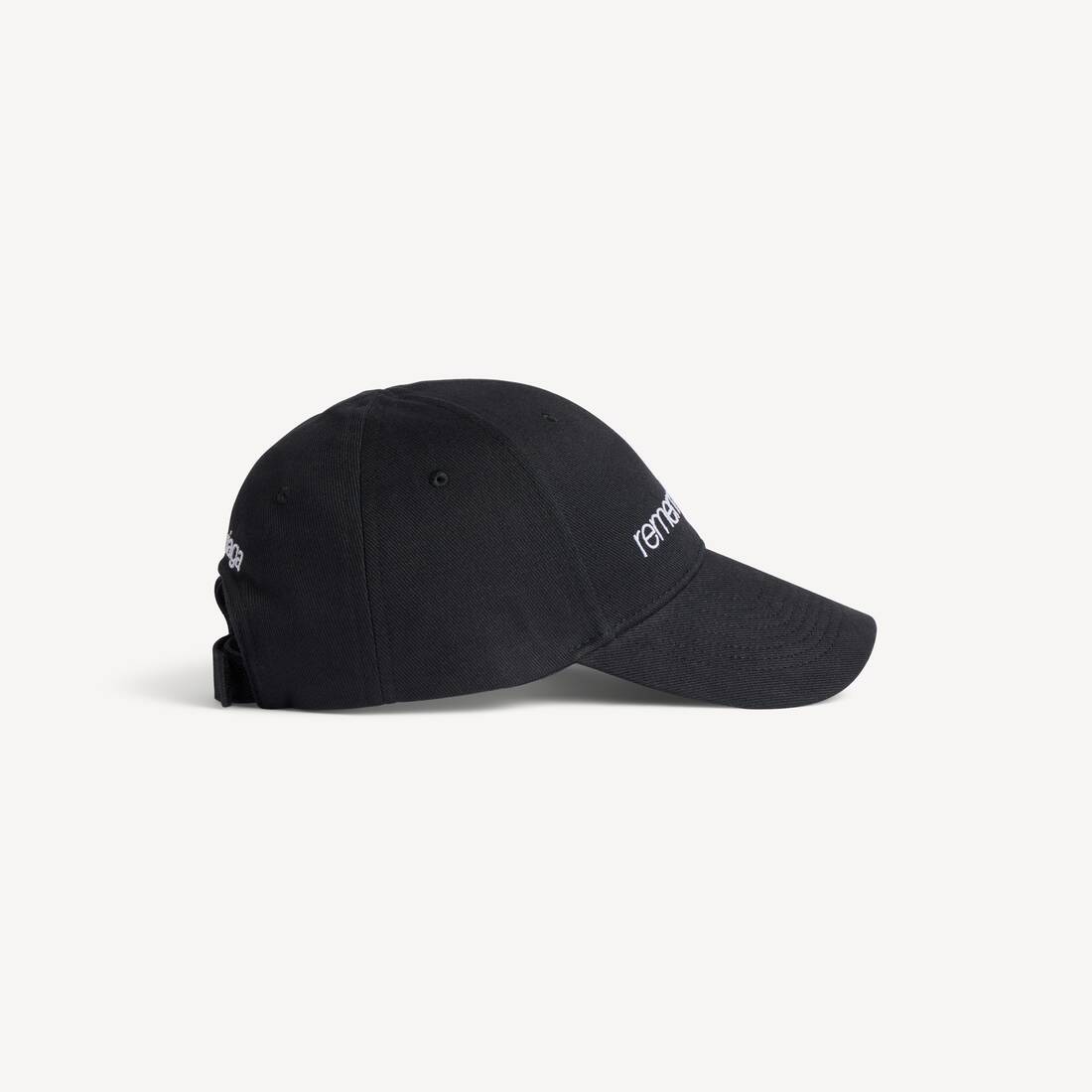 Men's Remember Me? Cap in Black | Balenciaga United States EN - Image 4