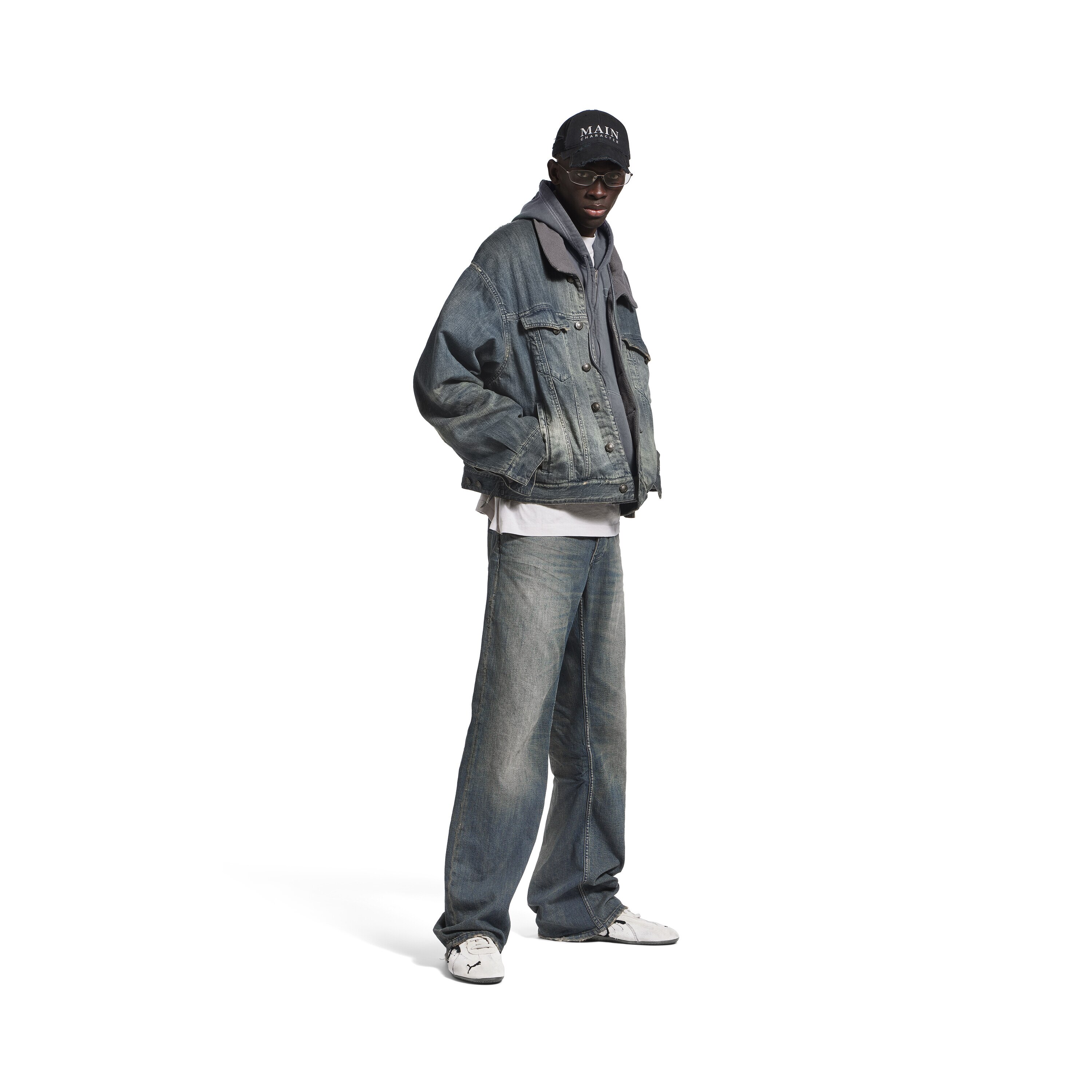 ジャケット・アウター magliano puffy denim jacket 25035306_55136965_600.jpg