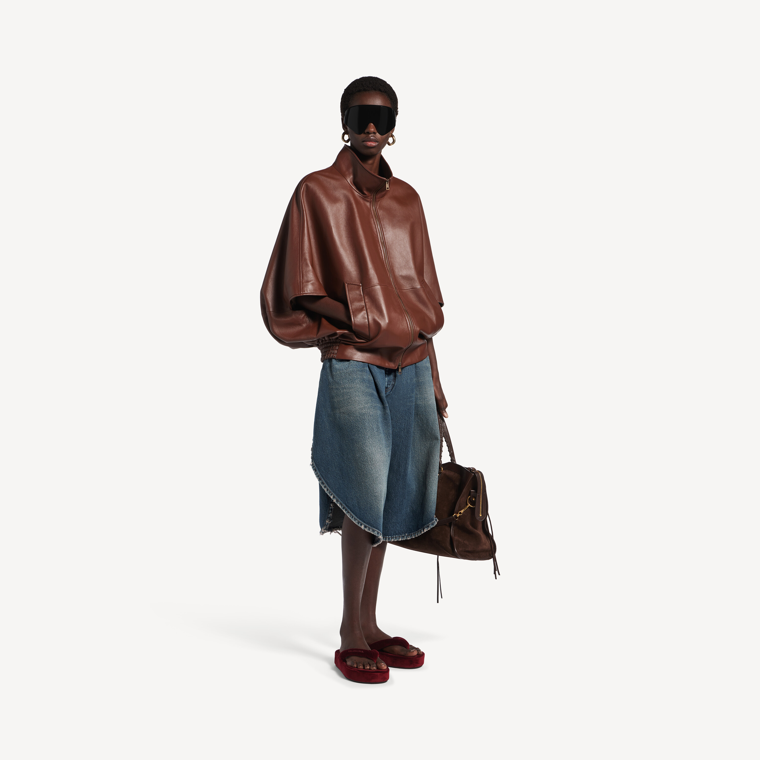 Balenciaga tulip bermuda