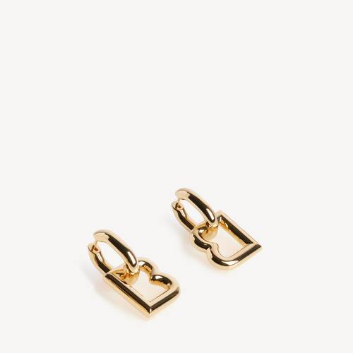 b hoop earrings