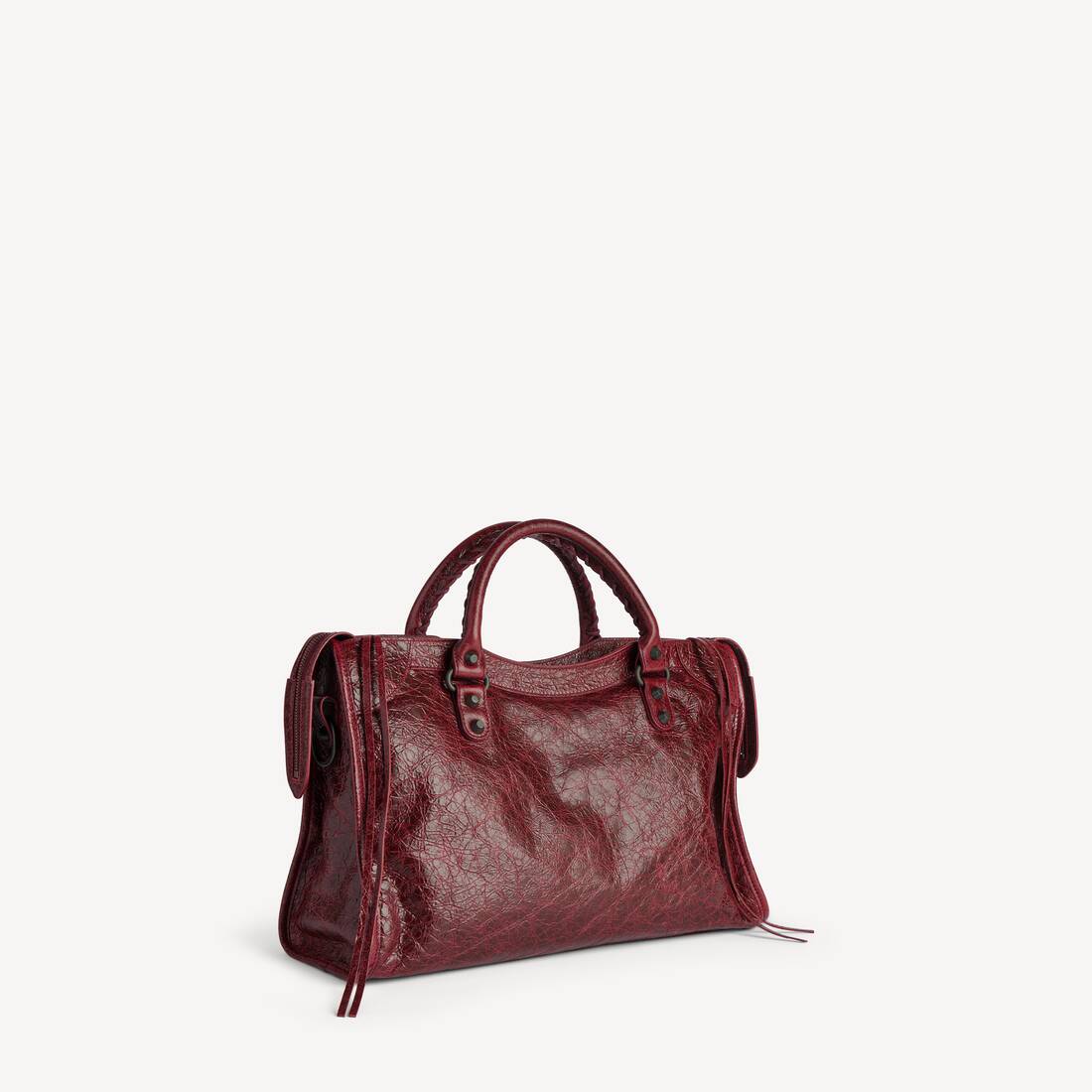 Women's Le City Bag Medium in Berry Red | Balenciaga Canada EN - Image 3