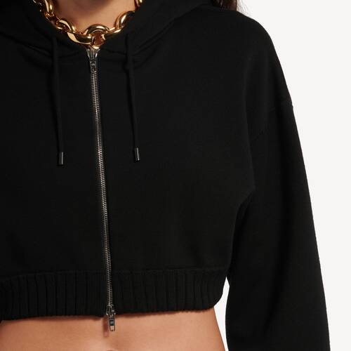techwear crop-zip-hoodie