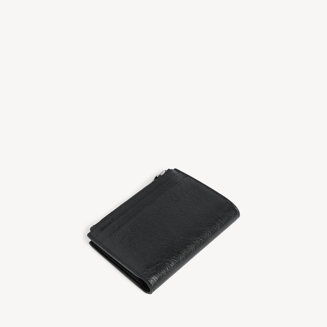 Men's Cash Folded Vertical Card Holder in Black/green | Balenciaga Netherlands EN - Image 2