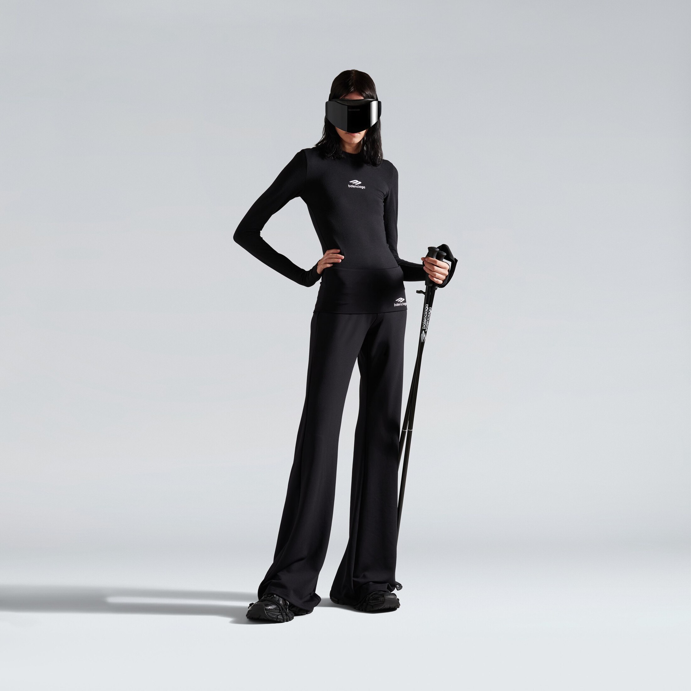 3b sports icon long sleeve fitted crewneck top