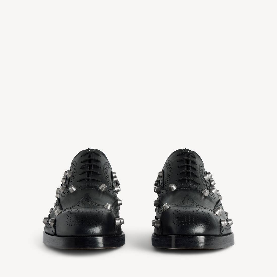 Men's Balenciaga | J.m. Weston Derby Brogue in Black | Balenciaga United Arab Emirates EN - Image 3