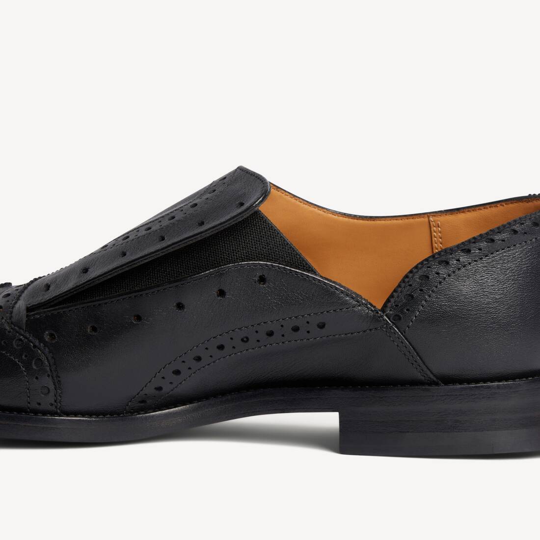 Men's Balenciaga | J.m. Weston D'orsay Oxford Shoe in Black | Balenciaga Canada EN - Image 2