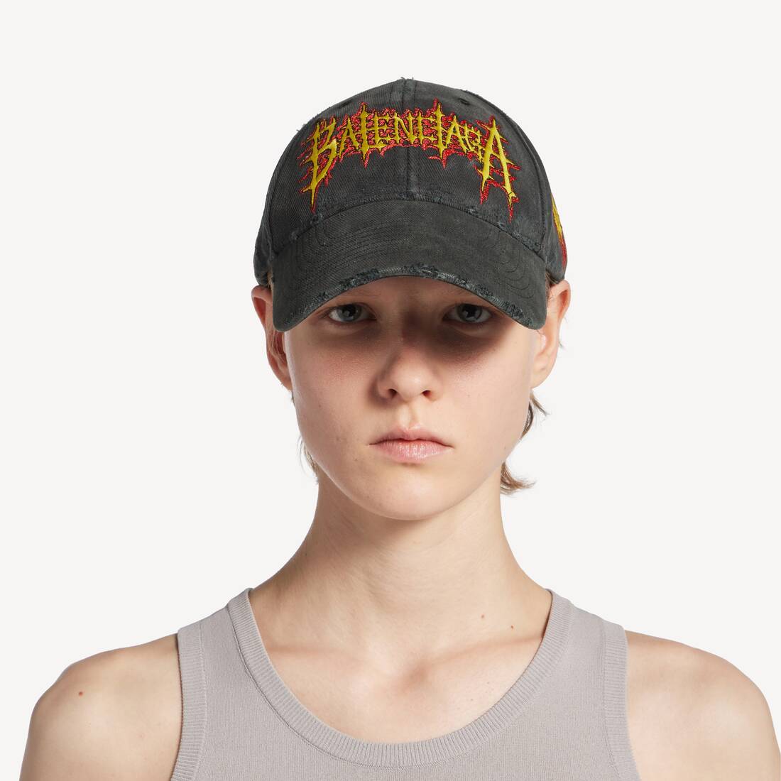 Women's Balenciaga Sacr&eacute; C&oelig;ur Cap in Black | Balenciaga Poland EN - Image 5