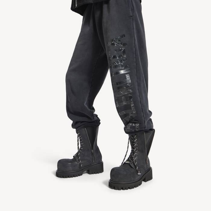 Men's Stomper Zipped Bootie in Black - Men | Balenciaga Canada EN - Image 3