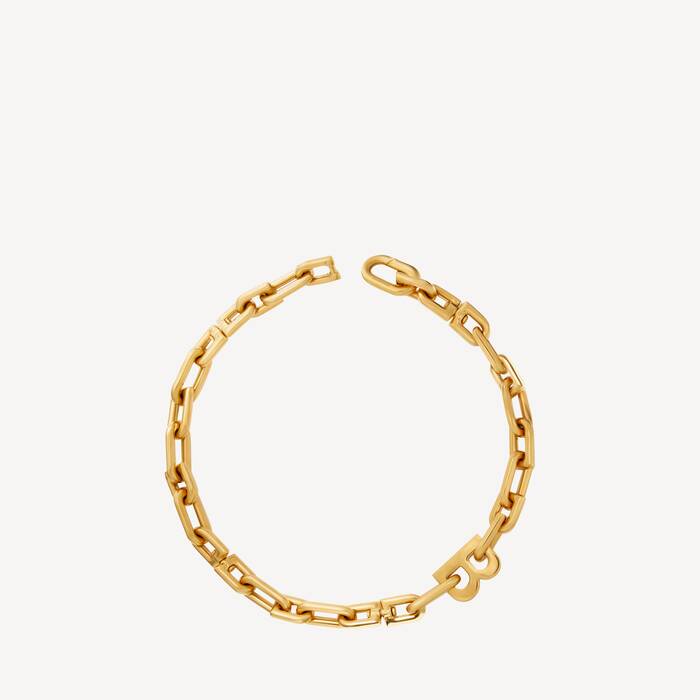 b chain thin necklace 
