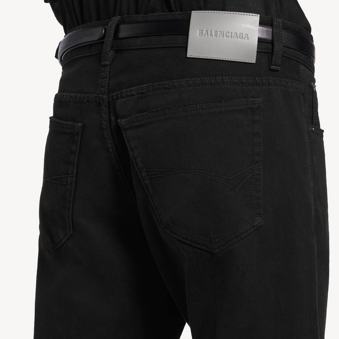 Vaqueros Relaxed Fit para Mujer en Negro | Balenciaga Espa&ntilde;a ES - Image 6