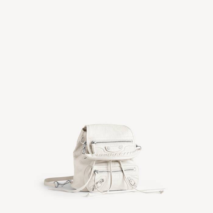 Women's Le City Backpack Mini in Optic White - Women | Balenciaga Australia EN - Image 2