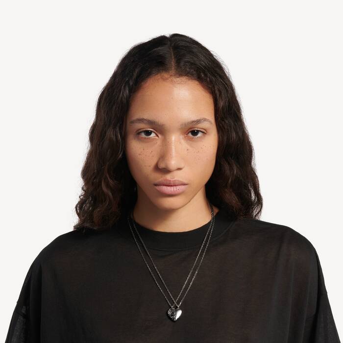 Women's Midnight Necklace in Silver - Women | Balenciaga Hong Kong SAR EN - Image 2