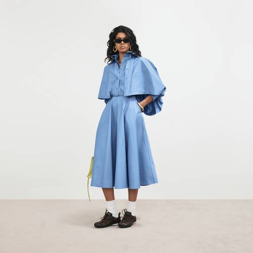 long poplin dress