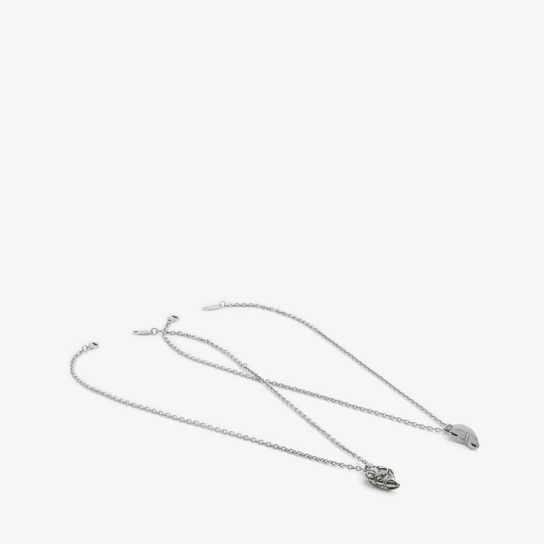 Women's Midnight Necklace in Silver | Balenciaga Hong Kong SAR EN - Image 2