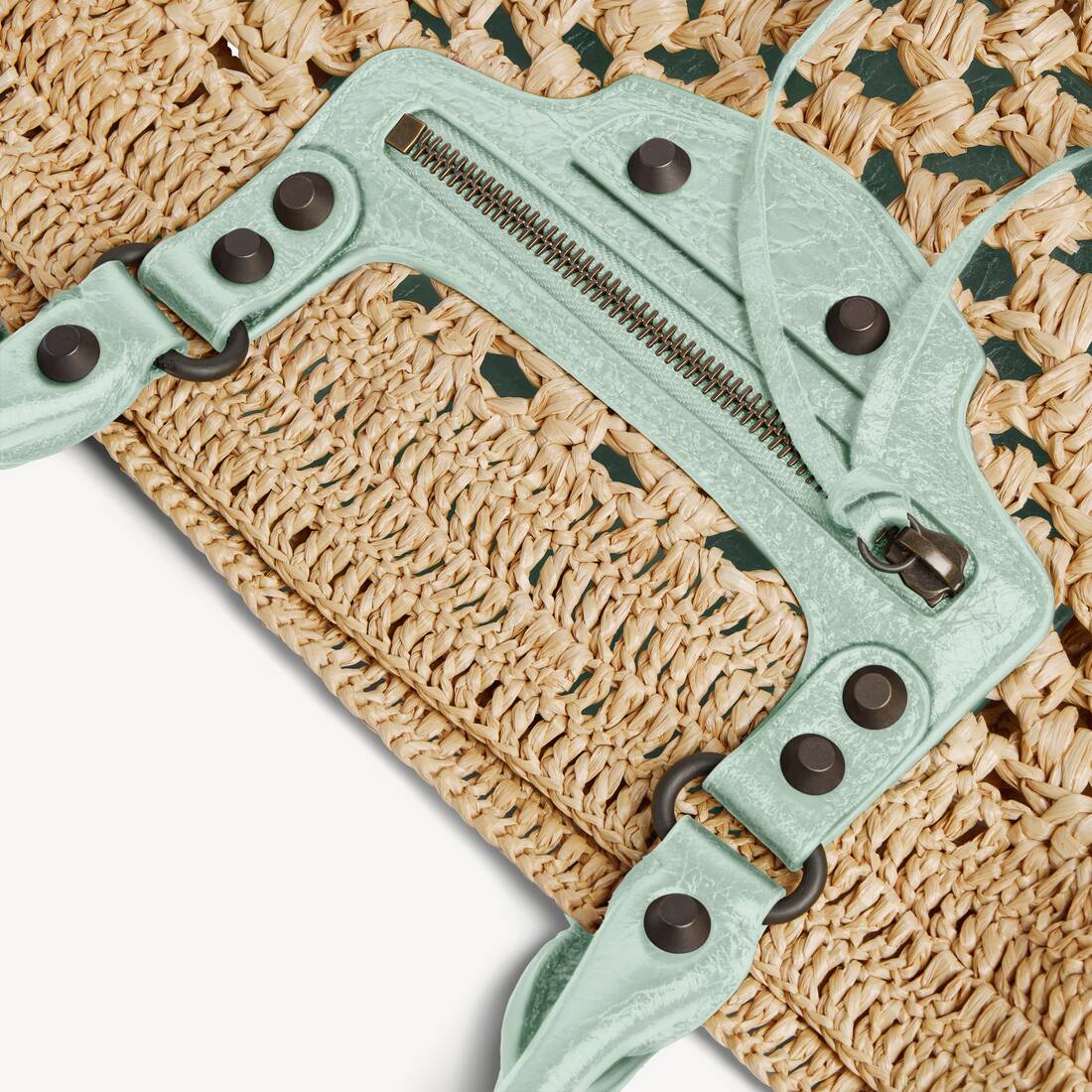 Women's Le City Basket Small in Beige/mineral Green | Balenciaga Japan EN - Image 6