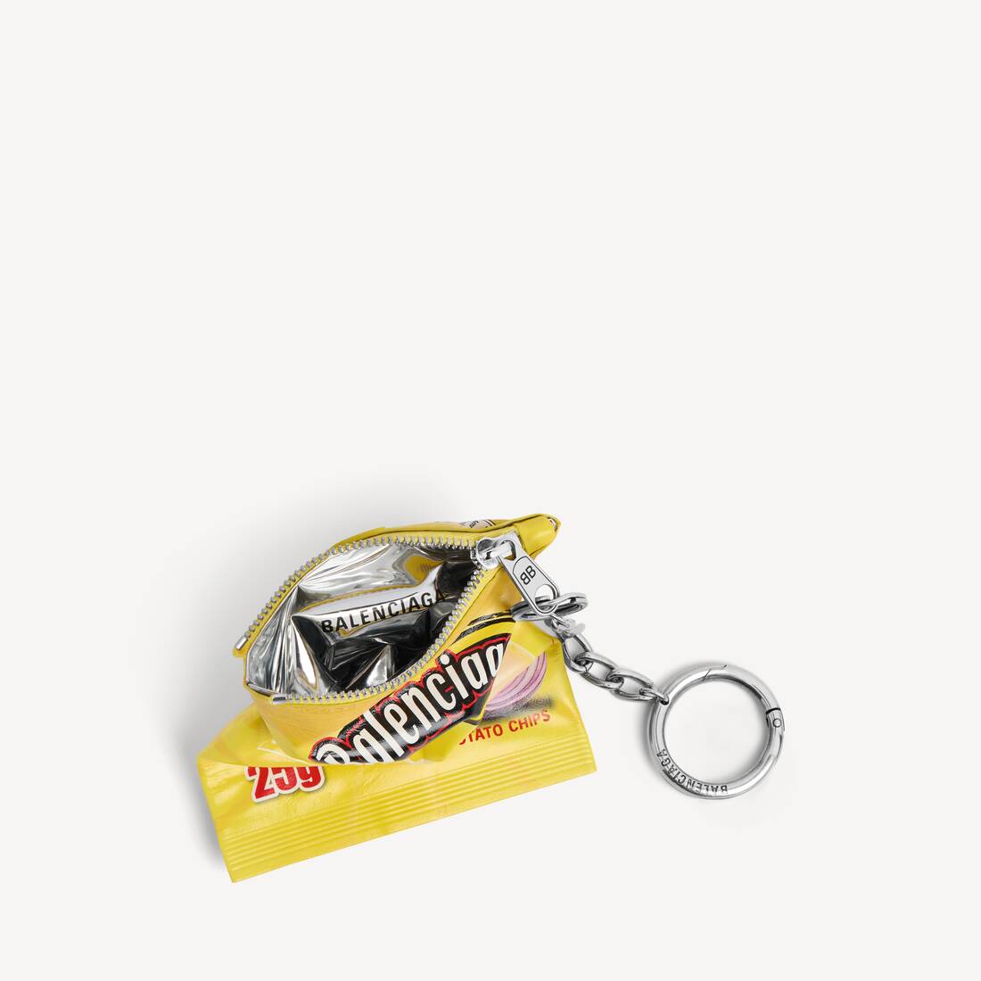 Charm/keychain Chips  in Yellow | Balenciaga Spain EN - Image 3