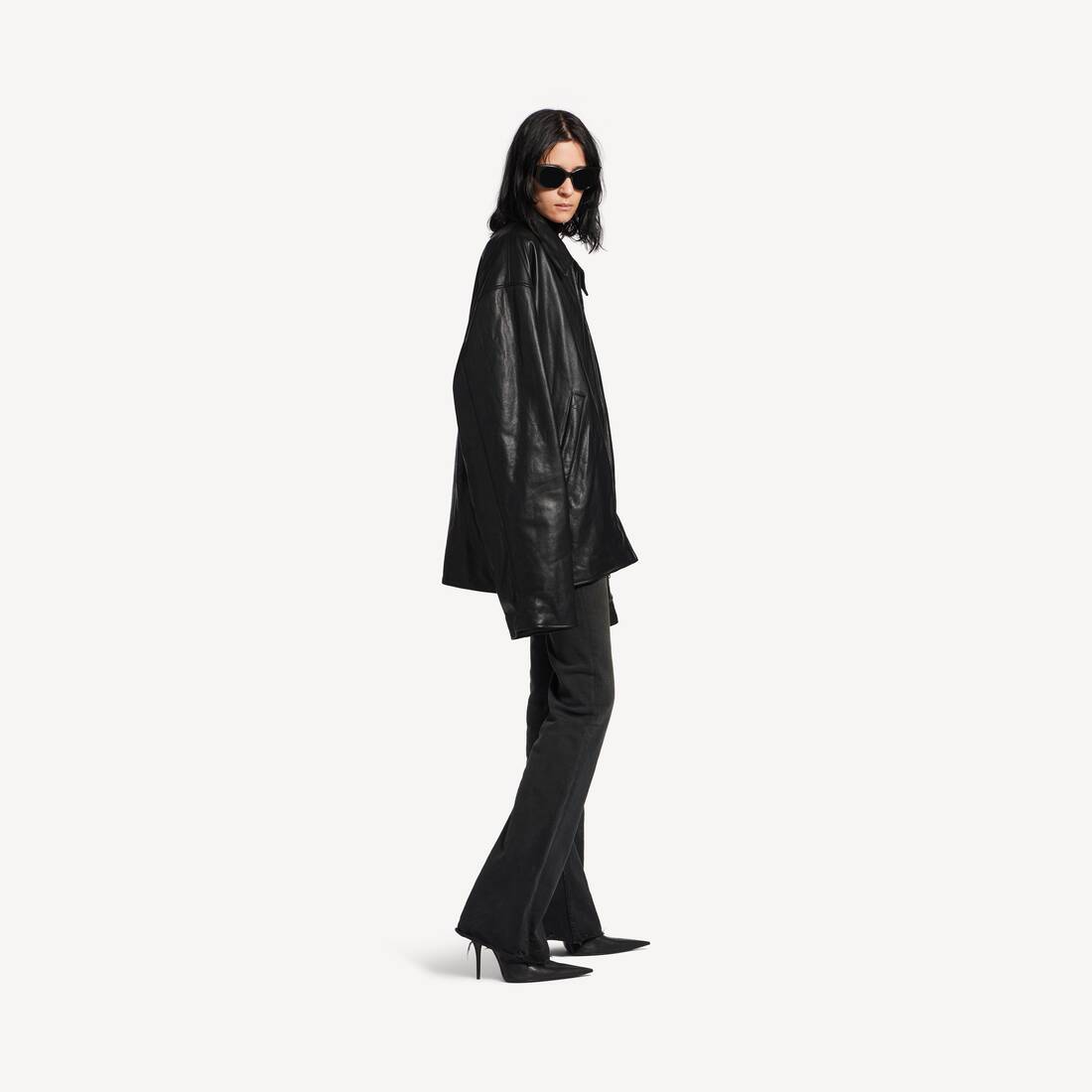 Women's Taxi Jacket in Black | Balenciaga Republic Of Korea EN - Image 3