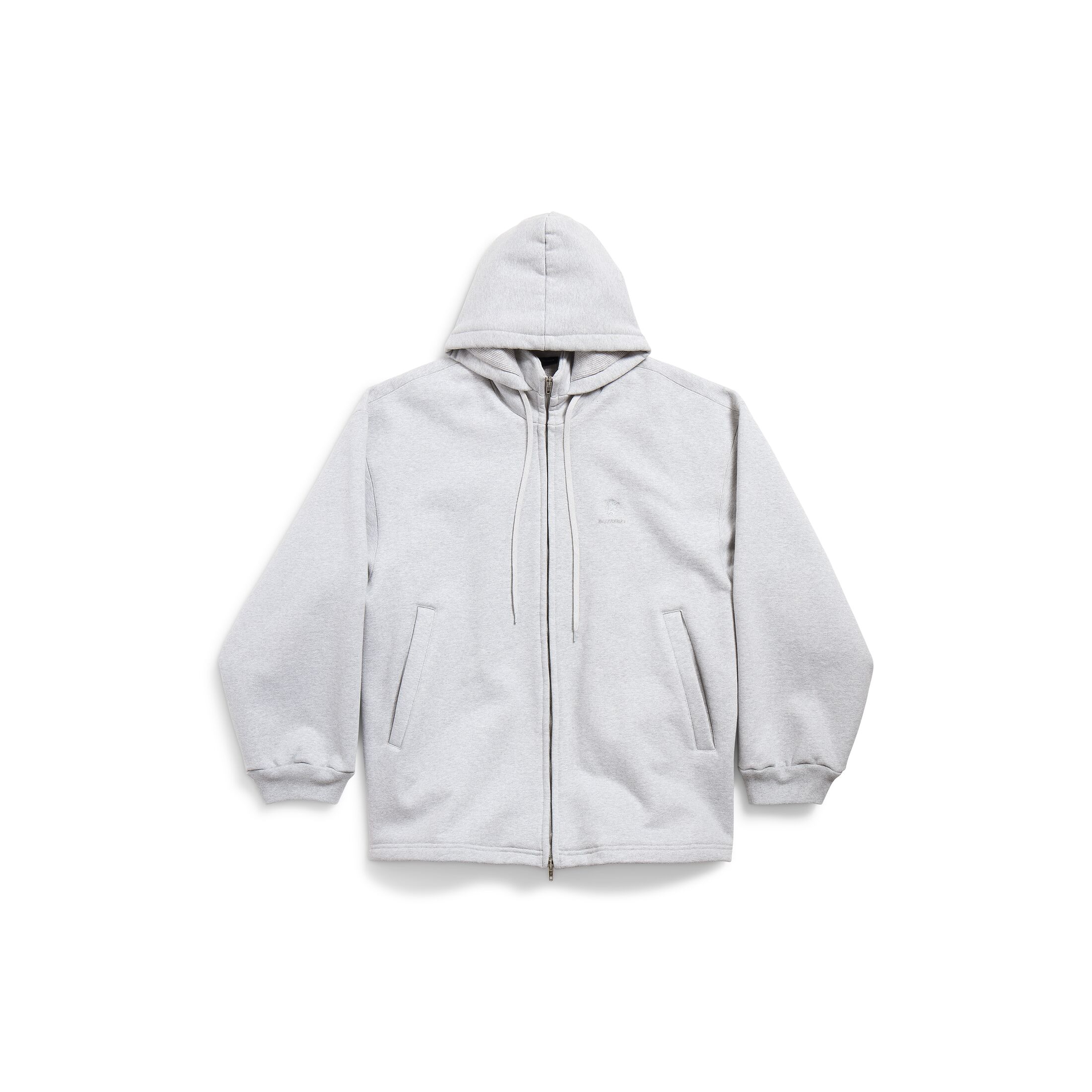 lion outerwear zip-up hoodie