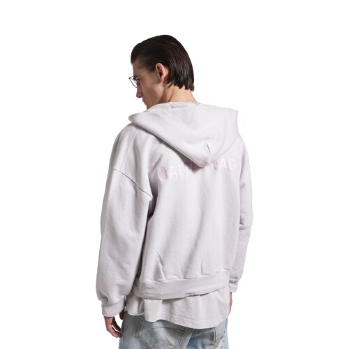 balenciaga back zip-up hoodie regular fit