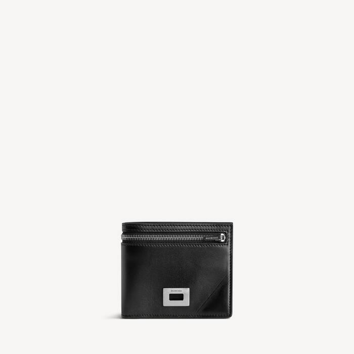 Men's Rodeo Square Folded Wallet  in Black - Men | Balenciaga Portugal EN - Image 1