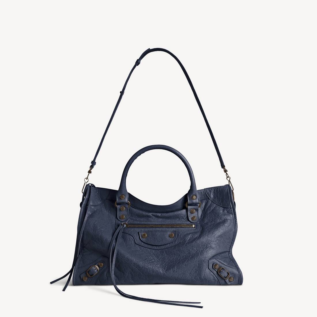 Women's Le City Bag Medium in Dark Maree | Balenciaga France EN - Image 4