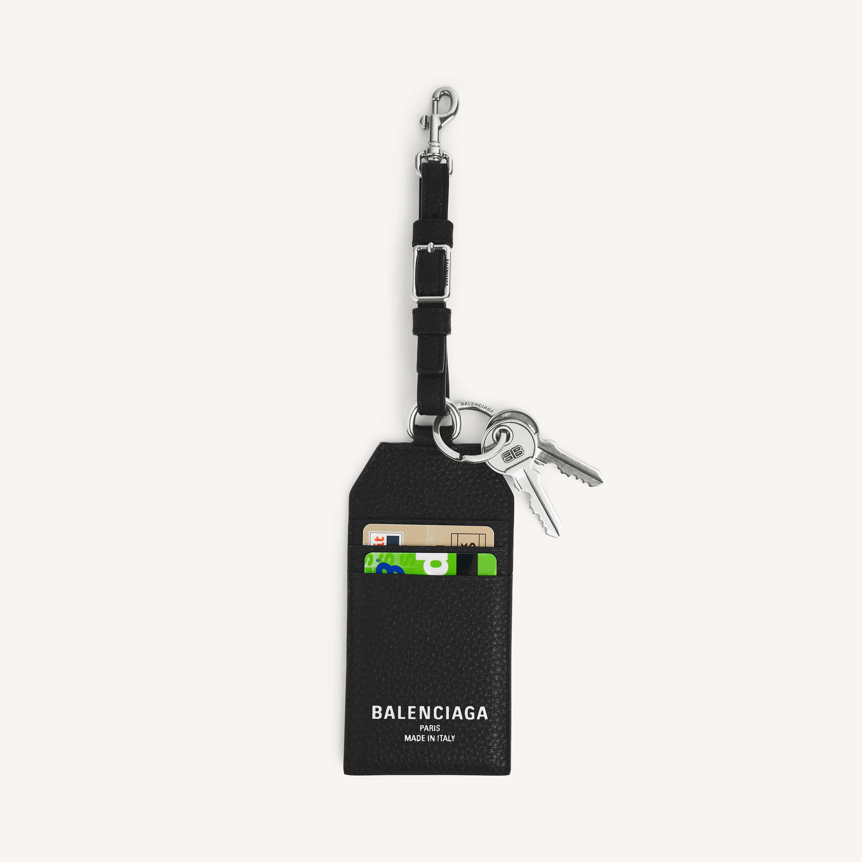 Balenciaga credit charm/keyring card holder