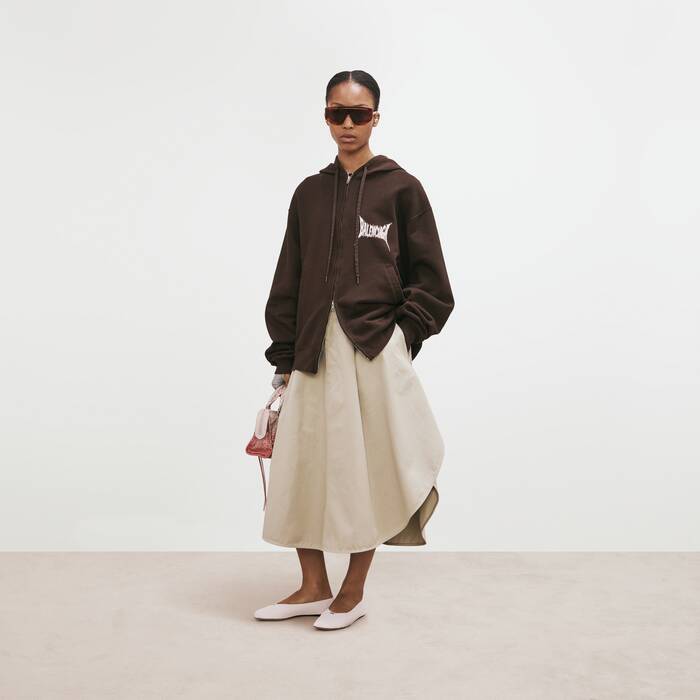 Women's Tulip Skirt in Light Beige - Women | Balenciaga United States EN - Image 1