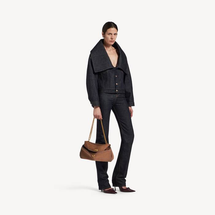 Borsa Con Catena Rodeo East-west  da Donna in Caramello - Donna | Balenciaga Italia IT - Image 2
