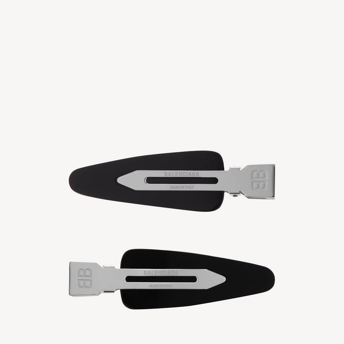 Juego De 2&nbsp;horquillas Salon Bb para Mujer en Plateado/negro | Balenciaga Espa&ntilde;a ES - Image 3