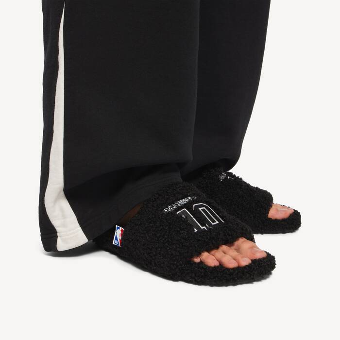balenciaga | nba collaboration mule ouverte furry