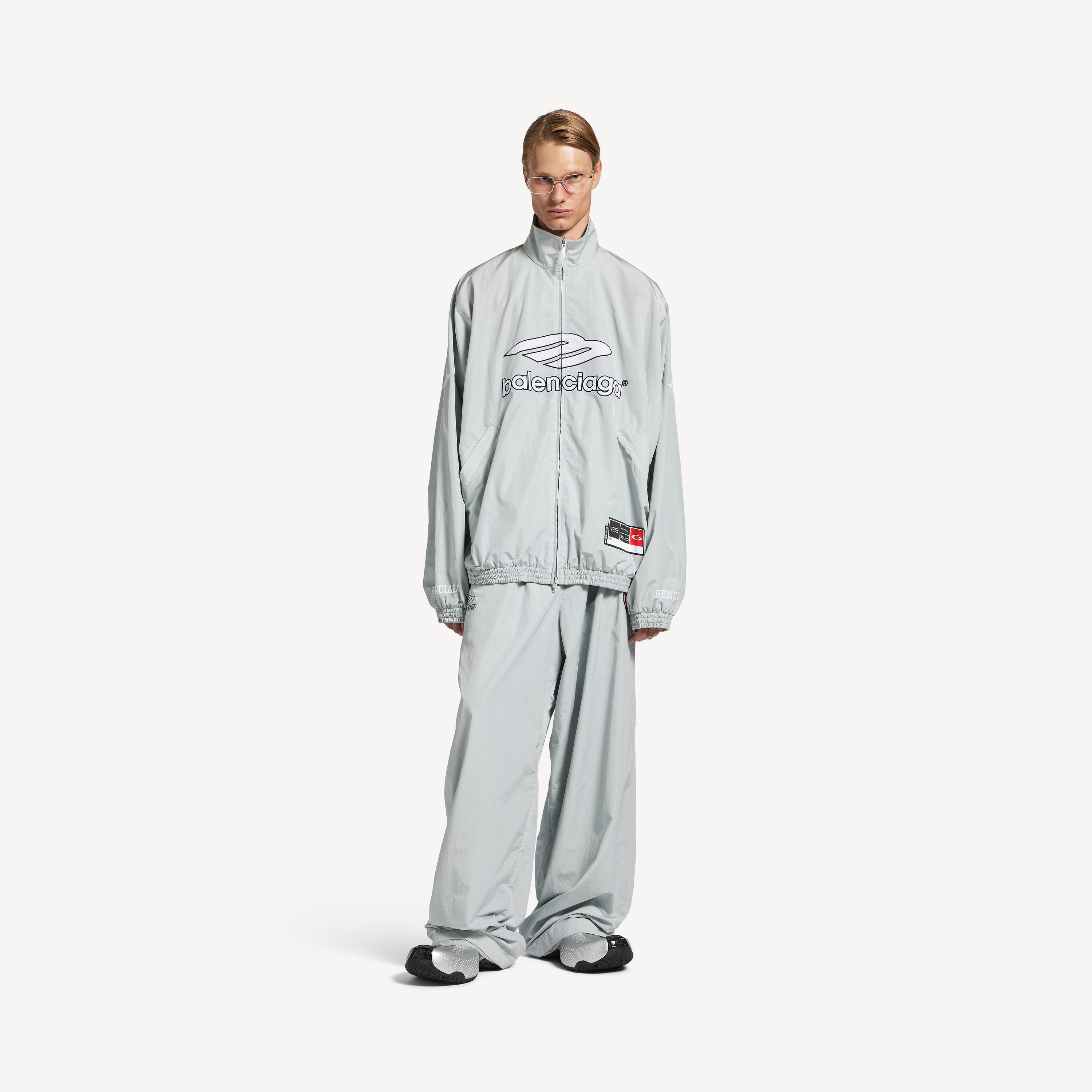 ニュー グレー の メンズ 3b Football トラックスーツ ジャケット