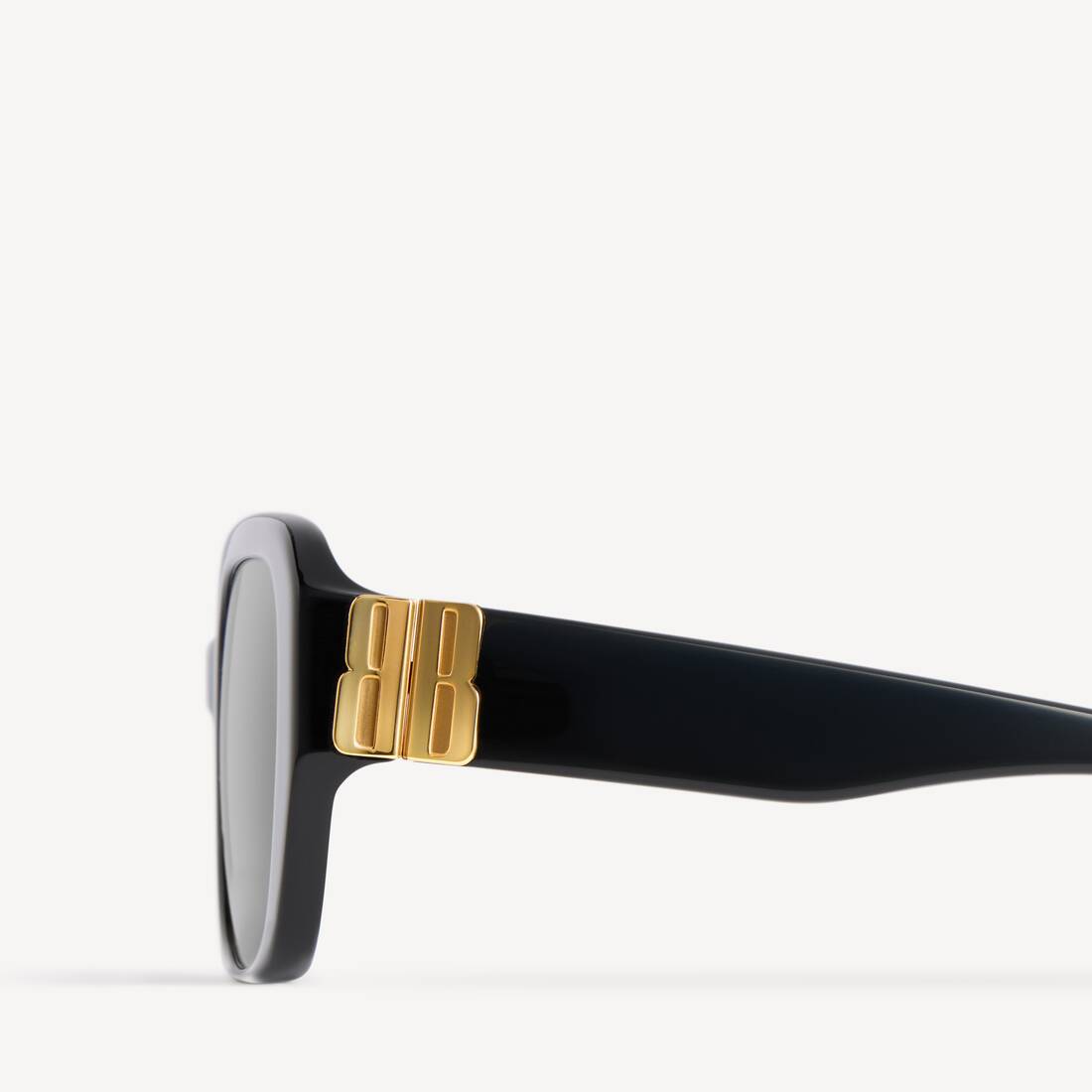 Lunettes De Soleil Carr&eacute;es Af Cosmo pour Femme en Noir | Balenciaga France FR - Image 4