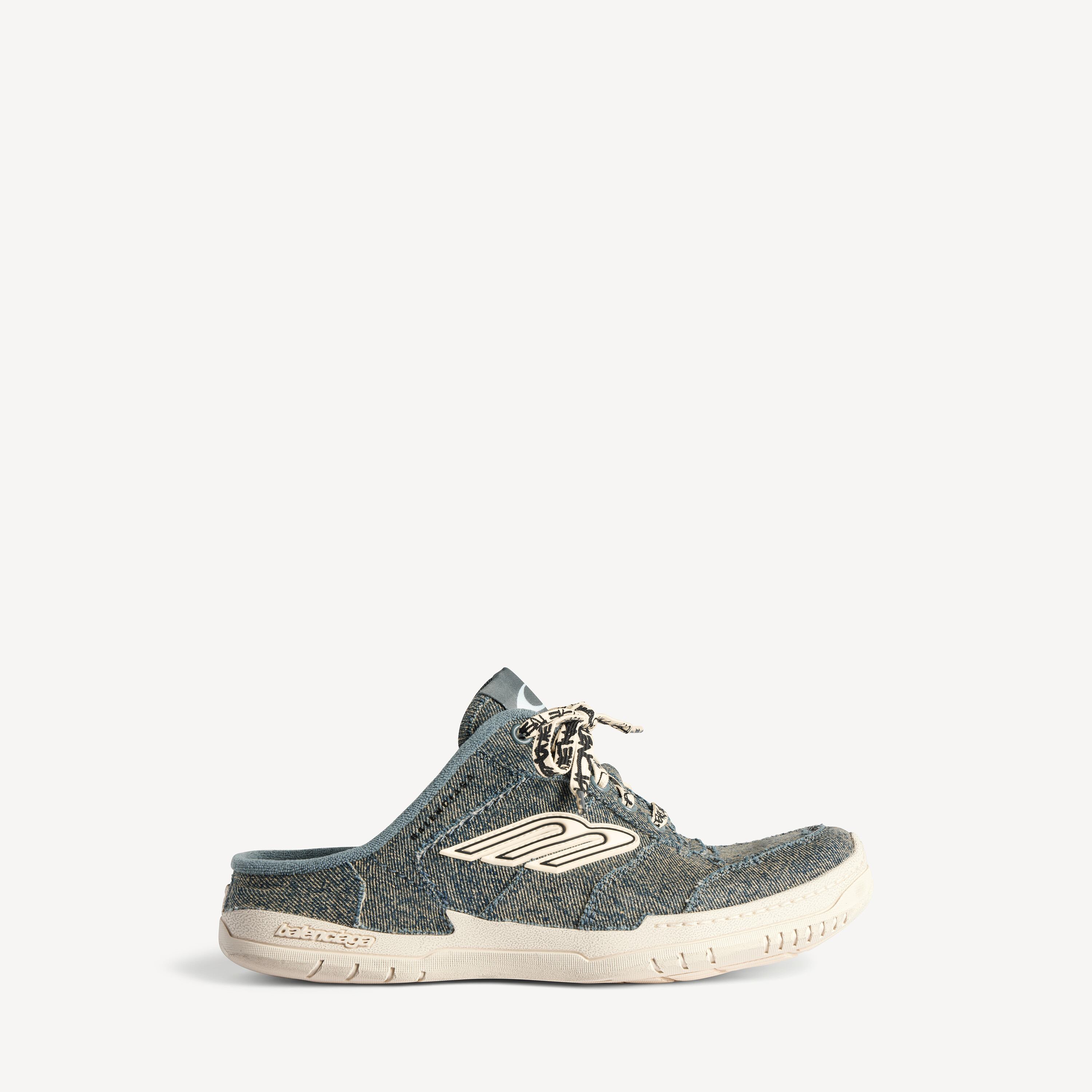 Balenciaga hamptons denim mule