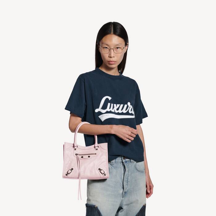 Women's Le City Tote Bag Mini in Petal Pink - Women | Balenciaga Netherlands EN - Image 2