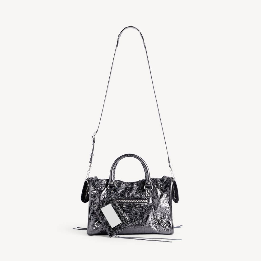 Women's Le City Bag Small in Steel Grey | Balenciaga Australia EN - Image 4